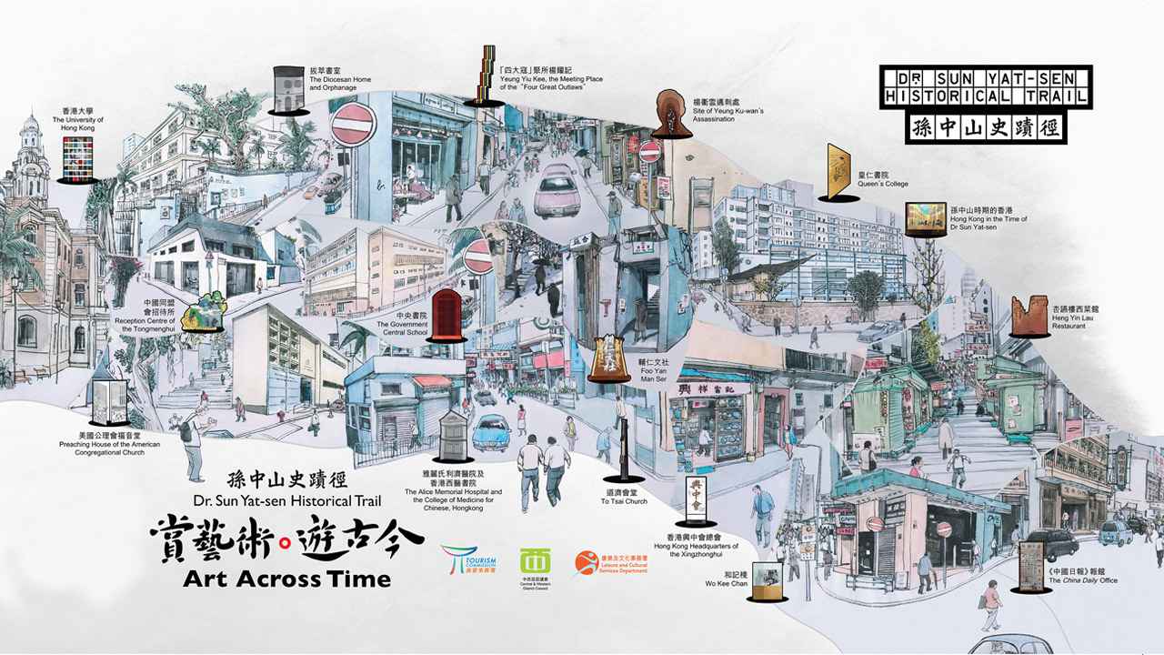 香港旅游攻略系列之漫游孙中山史迹径